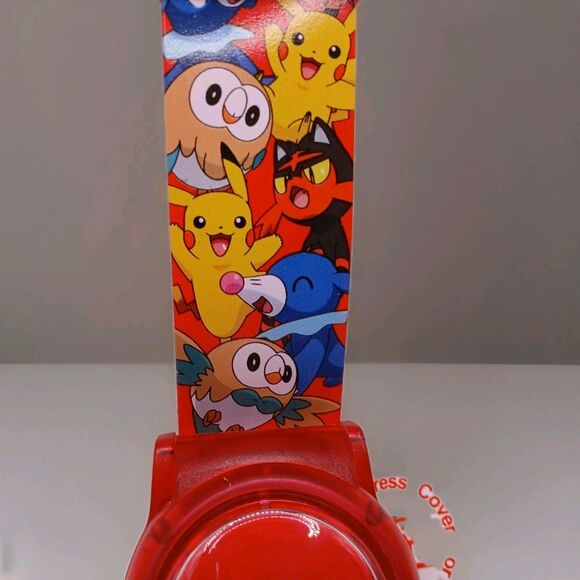 Pokemon Kids Digital Watch \ Flashing LED Lights and Flip Open Model: POK4186AZ - Picture 6 of 16